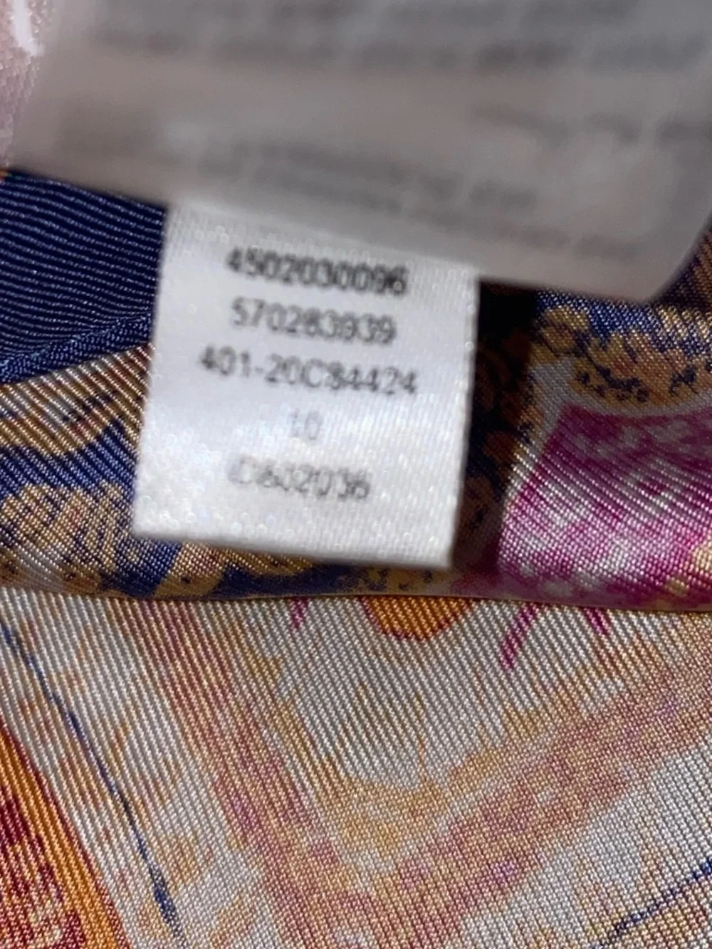Chico's Medallion Print 100% Silk Paisley Ruana Kimono/Swim Cover‎ Up